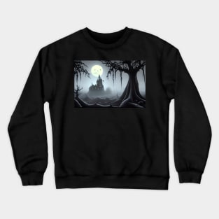 Landscape in the moonlight Crewneck Sweatshirt